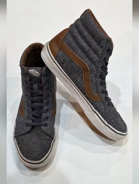 659 Vans Sk8-Hi Reissue C&L Dress Blues Chipmunk Men’s 9.5 721454